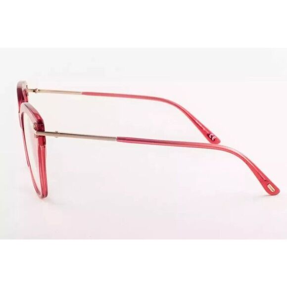 Tom Ford FT5704 FB-066-54 Shiny Red Eyeglasses - Picture 3 of 3